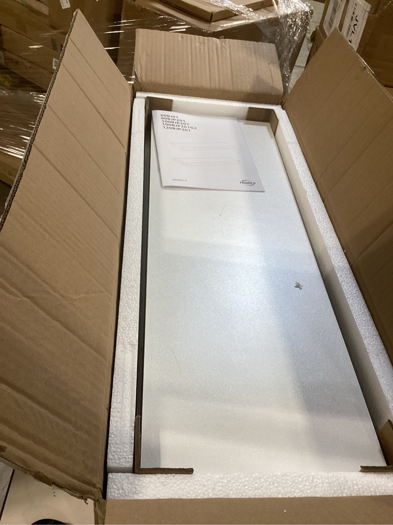 Condition photo showing Good Condition for hoobro floating shelves for wall, wall mounted shelf set of 2, 23.6" hanging shelf with invisible brackets, for wall in bathroom, bedroom, toilet, kitchen, living room, office, white wt60bj01 white 23.6 inches