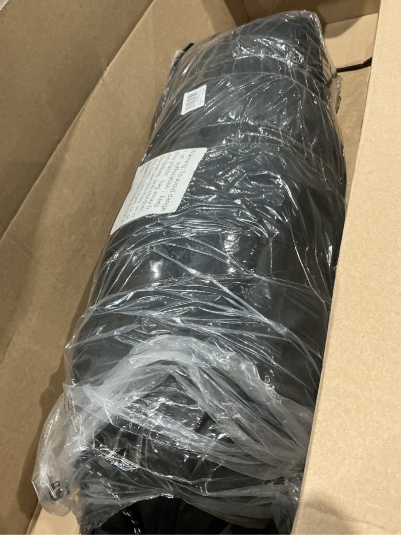 Condition photo showing As Is for 13 x 17 ft koi pond netting- heavy duty pond cover for protecting koi fish from cat, blue heron birds, reusable garden tent dome with zipper from chicken poultry small animals