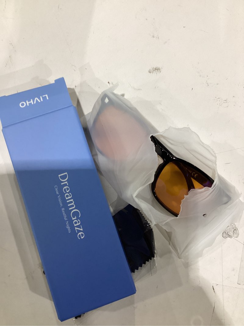 Condition photo showing Good Condition for livho high tech blue light glasses - advanced blue light blocking computer glasses - screen fatigue & uv protection black gaming