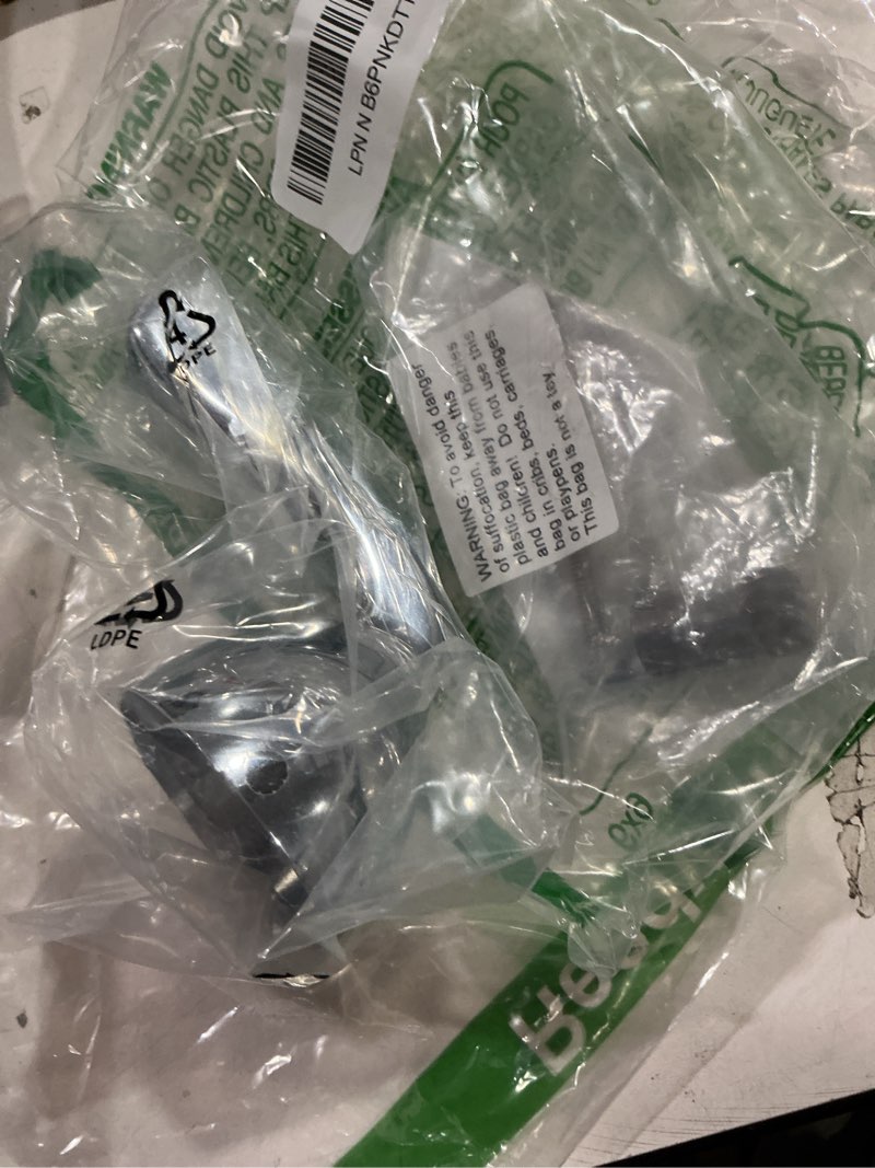 Condition photo showing As Is for avenuebool metal lever handle kit, compatible with delta rp74148, compatible with delta foundation series single handle tub/shower faucets, chrome