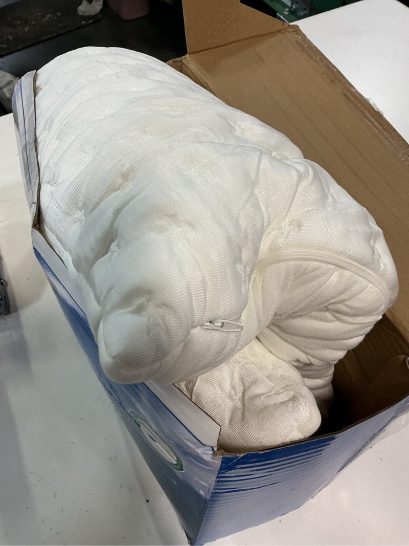 Condition photo showing Good Condition for kucey cooling side sleeper pillow for neck and shoulder pain, luxury shredded memory foam curved bed pillows for sleeping set of 1- adjustable queen size- washable cover crescent white queen size (1 pack) crescent white