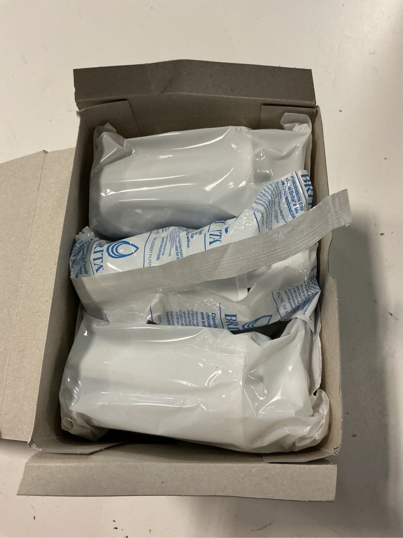 Condition photo showing Good Condition for amazon basics replacement water filters for water pitchers, bpa-free, wqa & nsf certified, compatible with brita pitchers and dispensers, 1 year filter supply, 6-pack 6 count (pack of 1)