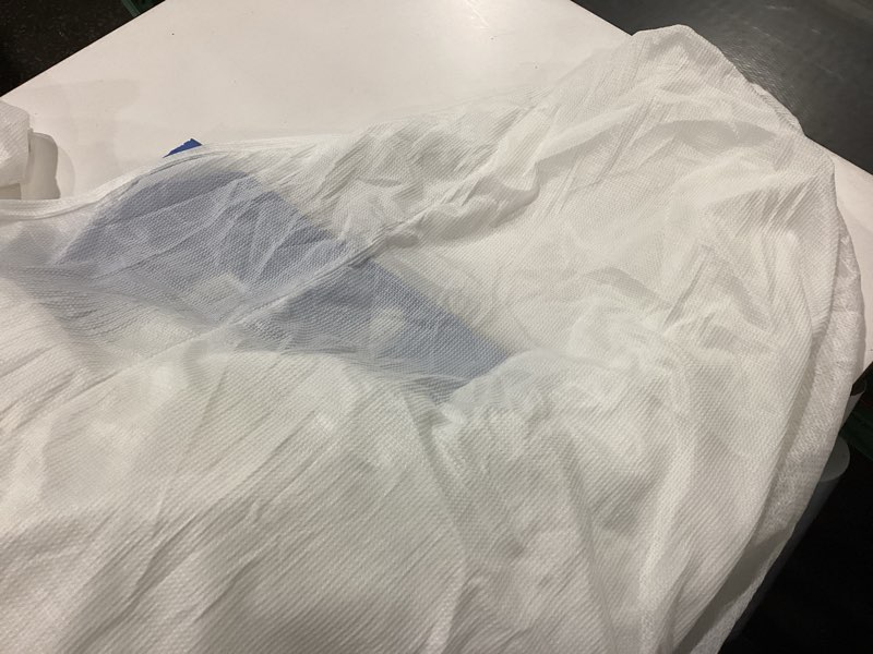 Condition photo showing As Is for ohgeni memory foam mattress topper pad, soft bed cover with anti-slip base, size queen, style 2 inch without cover