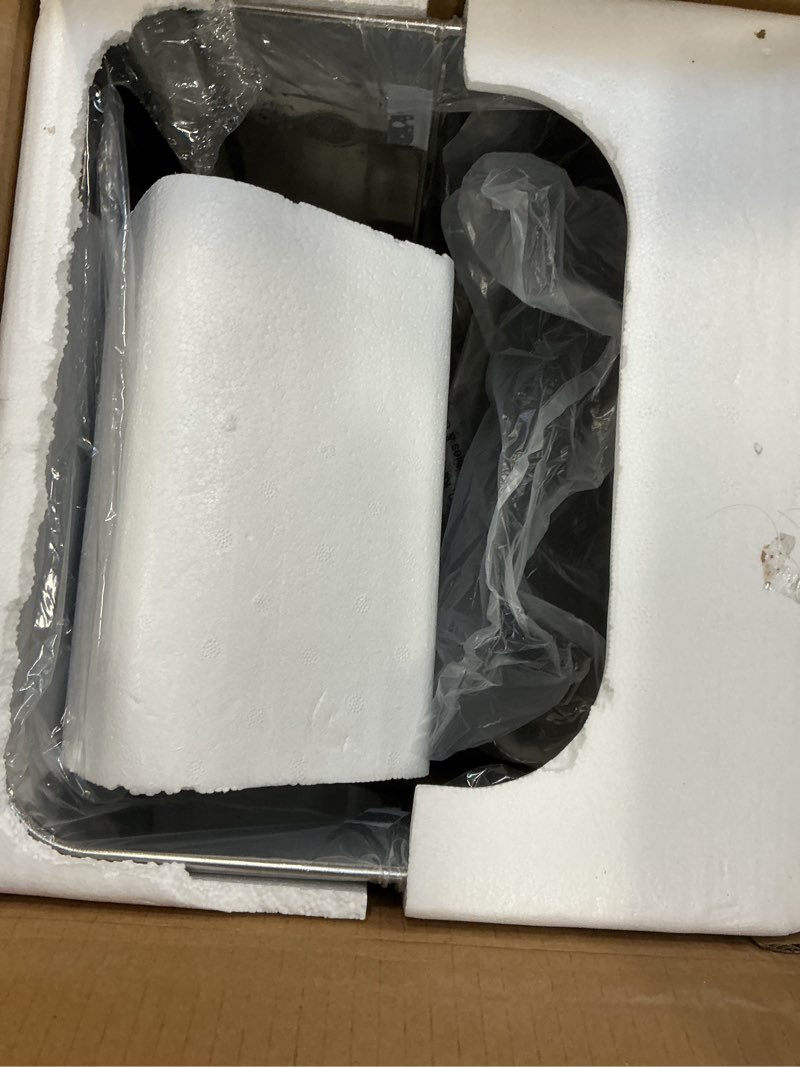 Condition photo showing Good Condition for iTouchless 50 Liter / 13 Gallon Kitchen Trash Can with Lid & Odor Filter – Motion Sensor Stainless Steel Garbage Bin for Home, Office, or Garage – Slim, Large Capacity Design Brushed Silver