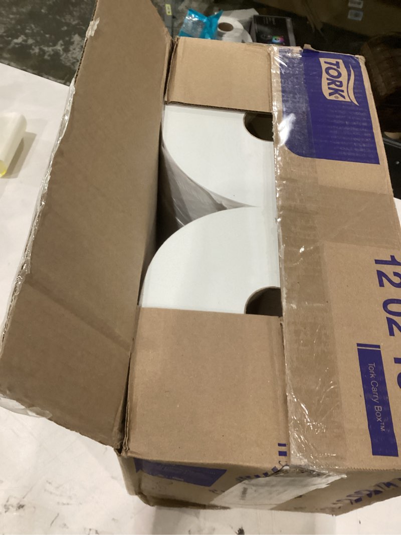 Condition photo showing New/Like New for tork jumbo toilet paper roll white t1, advanced, 2-ply, 6 x 1600 feet, 12021502, 6 count (pack of 1) 6 roll (pack of 1)