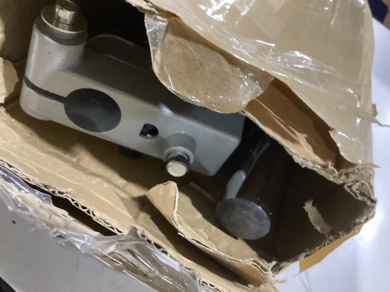 Condition photo showing Good Condition for HFS(R) Adjustable Drill Press Rotary Tool Workstation Stand Universal Bench Clamp Support Tool for Hand Drill Single Hole Installation (Aluminum)