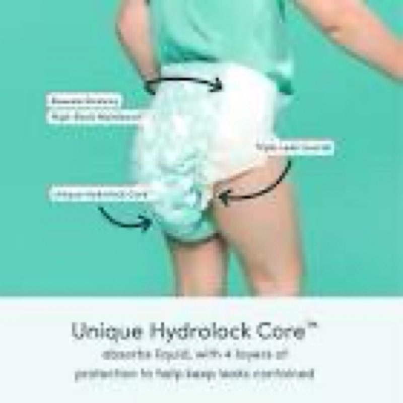 rascals premium absorbent baby diapers with deep pocket and triple leak guards for blowout protection size 5 (of 2 pack -54 )