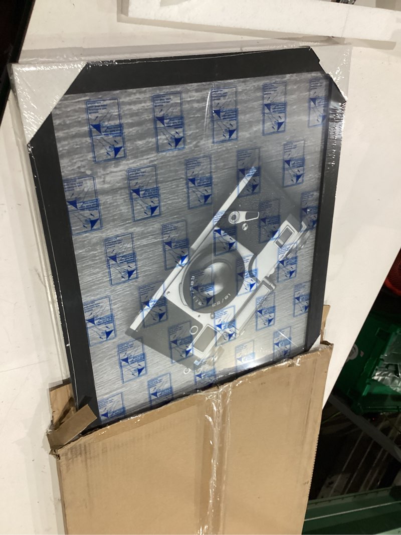 Condition photo showing New/Like New for americanflat 16x20 picture frame with polished plexiglass - black picture frame - wide photo frames made of engineered wood for vertical or horizontal wall display - epic collection - black black 16x20