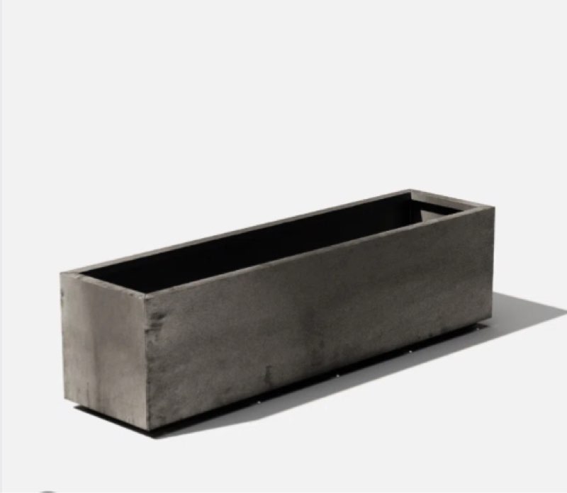 Corten Steel Series Long Box Planter