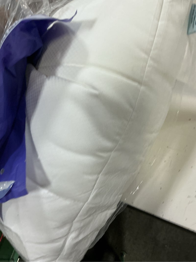Condition photo showing New/Like New for nuzzle adjustable firm pillow , luxury standard size bed pillow hotel collection - best adjust height soft cooling pillow for back, stomach or side sleepers - home gifts standard size (set of 1) white