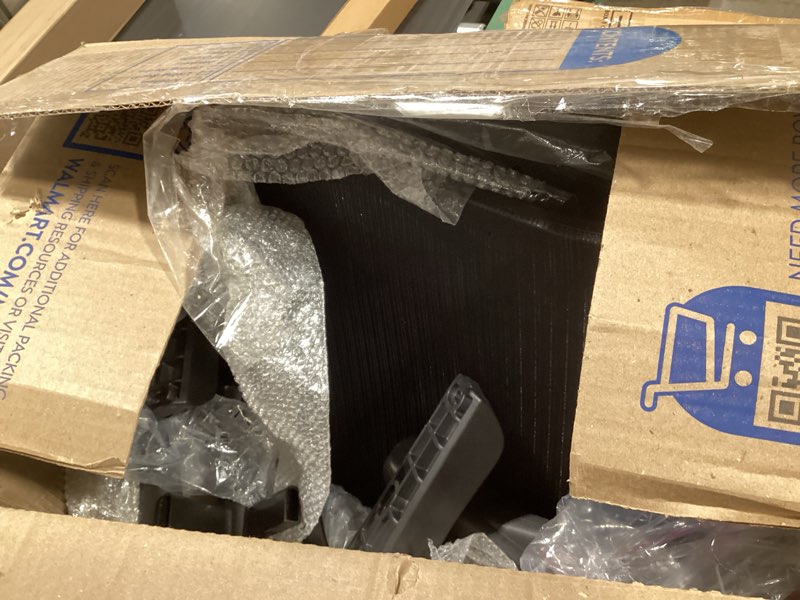 Condition photo showing Good Condition for office desk chair with ergonomic lumbar support, extra-thick seat cushion, flip-up arms, breathable mesh back, computer task chair for home office black&silver