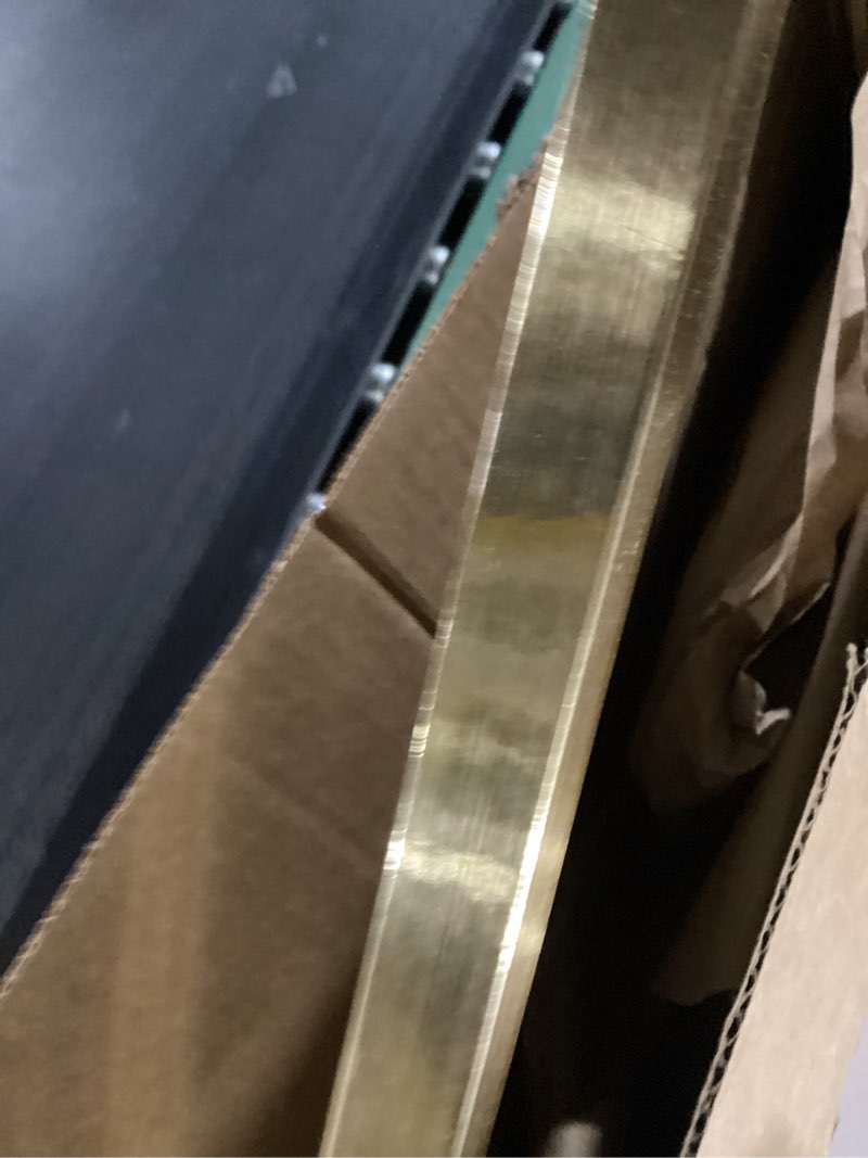 Condition photo showing Good Condition for 14x24 picture frame gold for poster photo picture, horizontal and vertical formats for wall hanging, 14 x 24 wall gallery poster photo frame for 14 by 24 photos posters, gold gold 14x24 inch