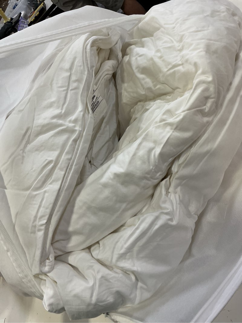 Condition photo showing Good Condition for premium down alternative comforter, king/cal king, white