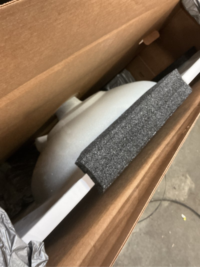 Condition photo showing As Is for project source cultured marble vanity tops 37-in x 22-in white cultured marble integral single sink 3-hole bathroom vanity top
