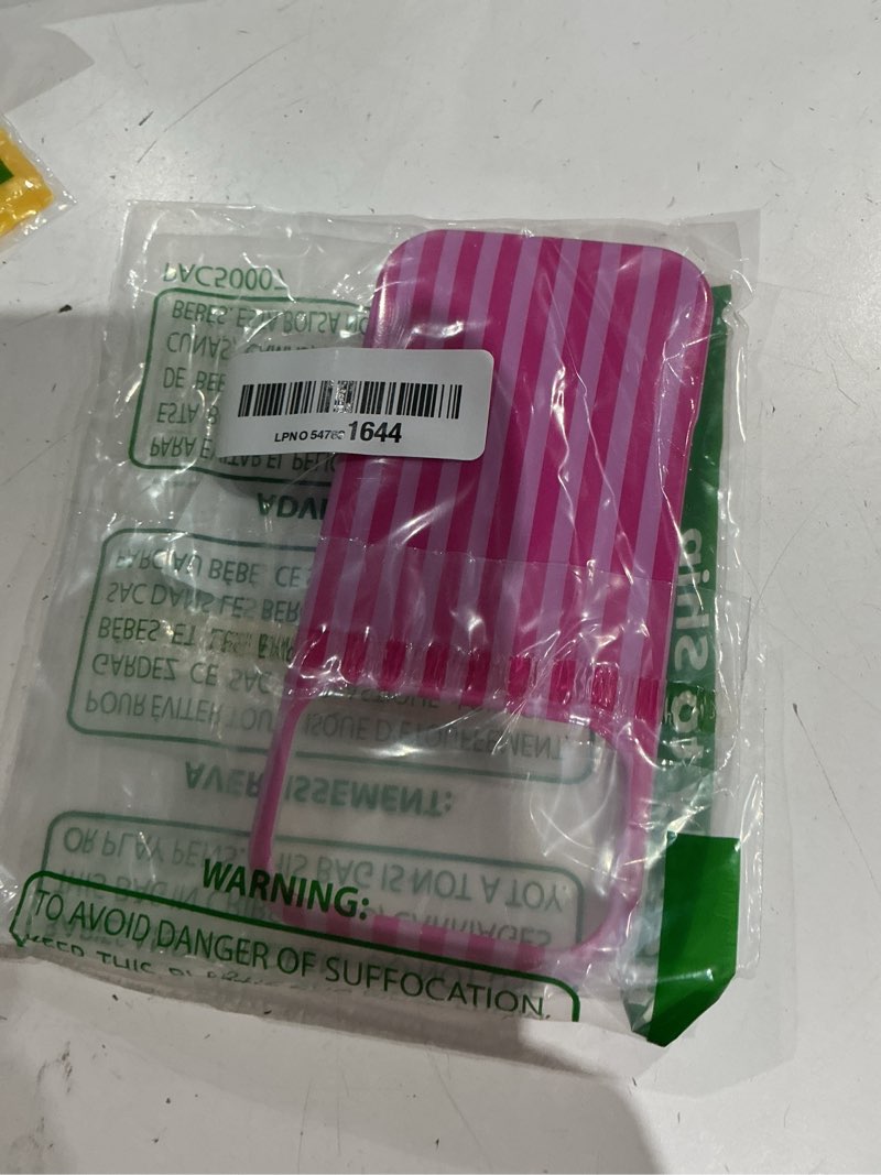 Condition photo showing Good Condition for yeddabox for iphone 17 pro case cute striped phone case soft tpu slim shockproof phone cover for women girls, hot pink hot pink iphone 17 pro