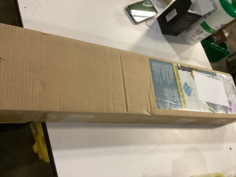 Condition photo showing Good Condition for lotus & windoware cordless, 2 inch faux wood blind, 29" wide x 54" long, window blinds, blinds & sha