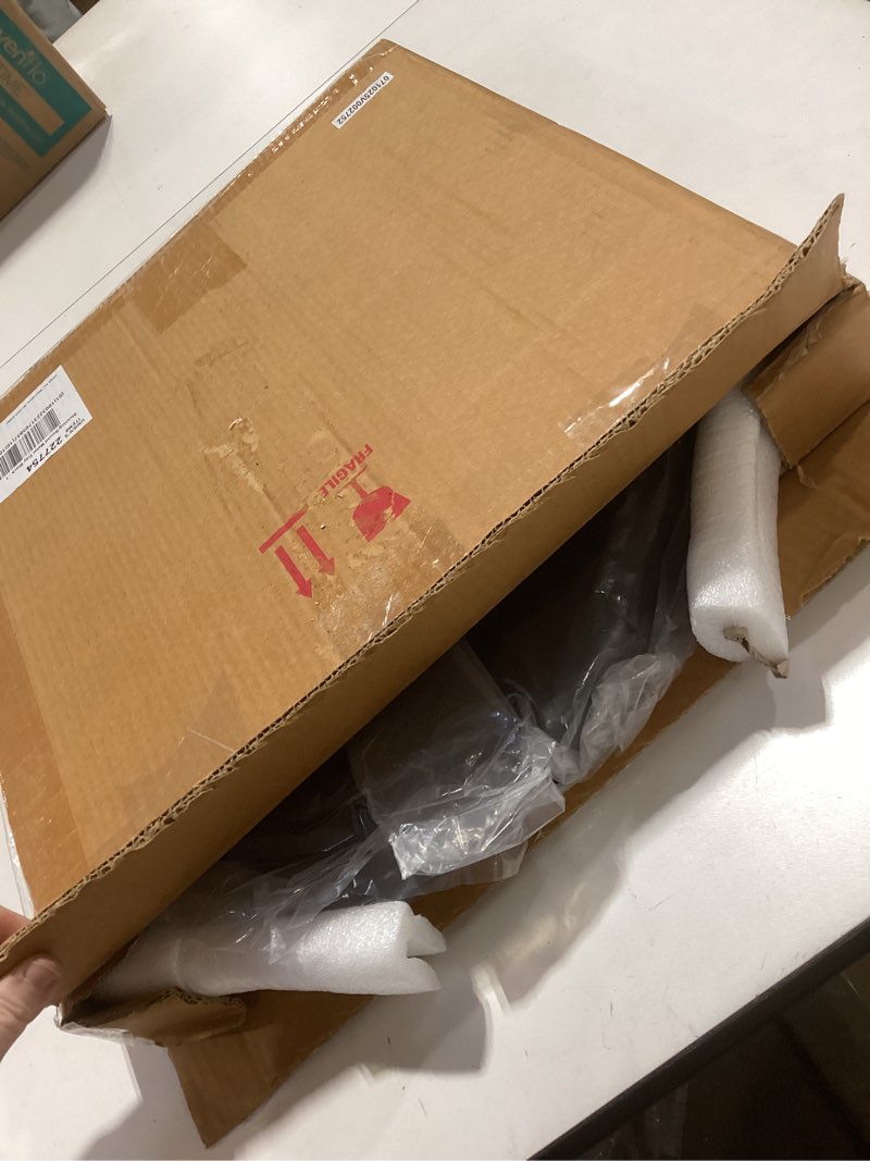 Condition photo showing New/Like New for Large Round Wooden Coffee Table Trays 20" - Multi-Functional Home Decor Ottoman Serving Platter Black Black 20"