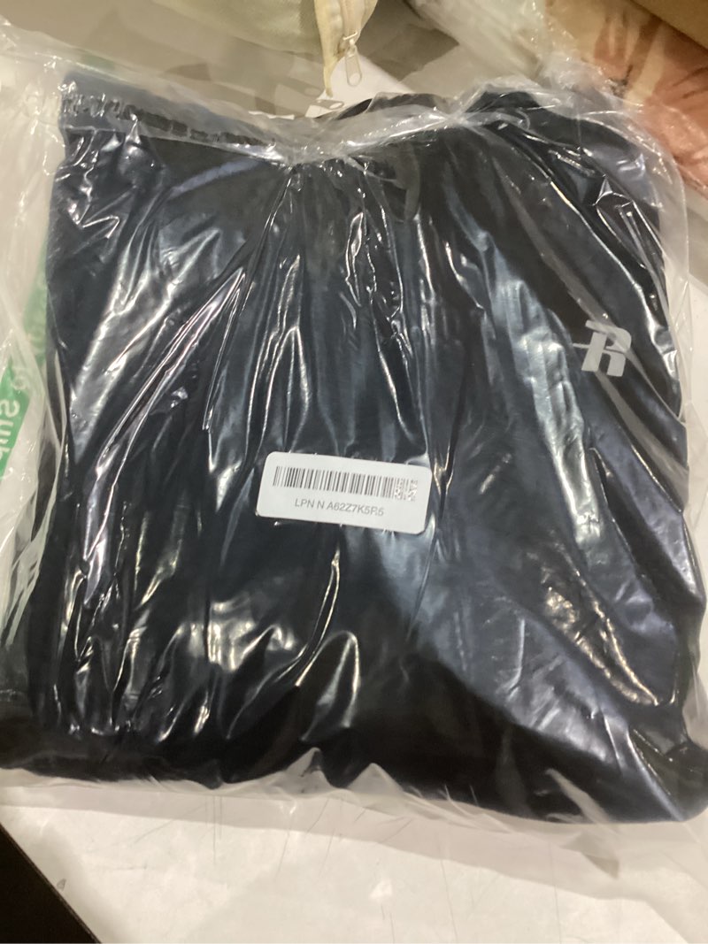 Condition photo showing Good Condition for Runhit Men's Crewneck Sweatshirt - Warm Sherpa Lined Fleece Sweatshirts Long Sleeve Thermal Pullover Shirt for Winter Large Black