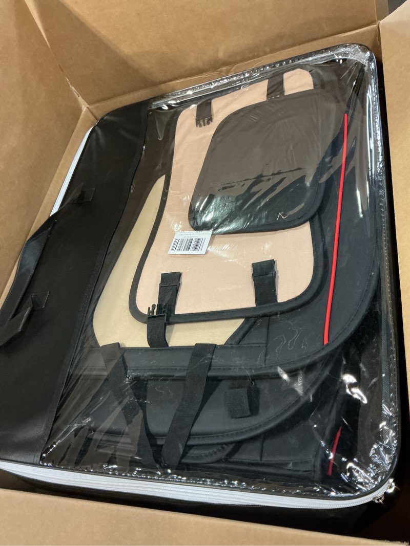 Condition photo showing Good Condition for JOJOBAY Chevy Silverado Seat Covers,GMC Sierra Seat Covers,Custom Fit 2007-2024 1500 2500HD 3500HD Crew Double Extended Regular Cab,LT LZT RST Trail Boss(Full Set,Black Red) Full Set Black Red