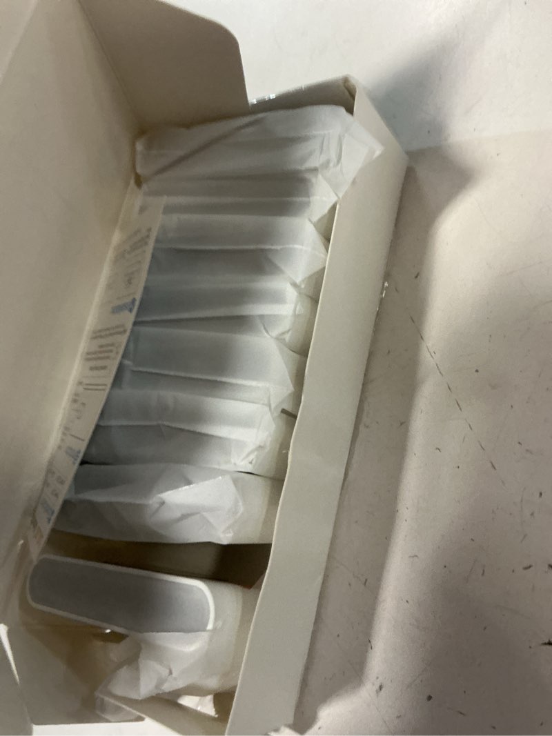 Condition photo showing item condition for willed rechargeable night lights, warm white motion sensor night lights, wireless stair lights indoor for stairway, hallway, kitchen, closet, cabinet, bedroom, kids' room(8-pack) white 8 pack