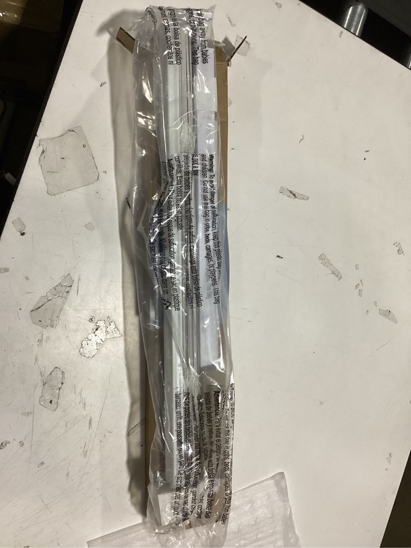 Condition photo showing Good Condition for lazblinds no tools no drill 1" vinyl mini blinds, cordless blinds for windows, light filtering horizontal window blinds & shades, 23" w x 36" h, white cordless-white 23" w x 36" h