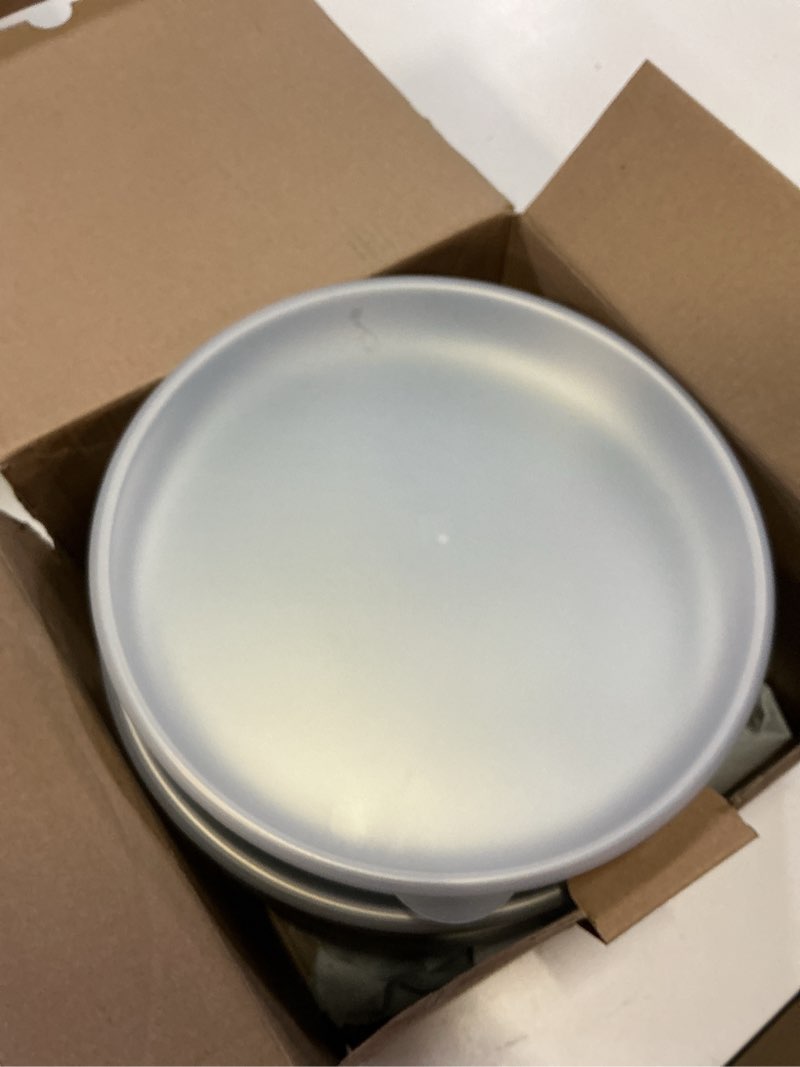Condition photo showing New/Like New for elk and friends stainless steel divided plates with silicone sleeve for babies & toddlers | lids included | stay put suction | dinner & snack plates | 4 pack sage/misty blue/navy/gray suction sleeve