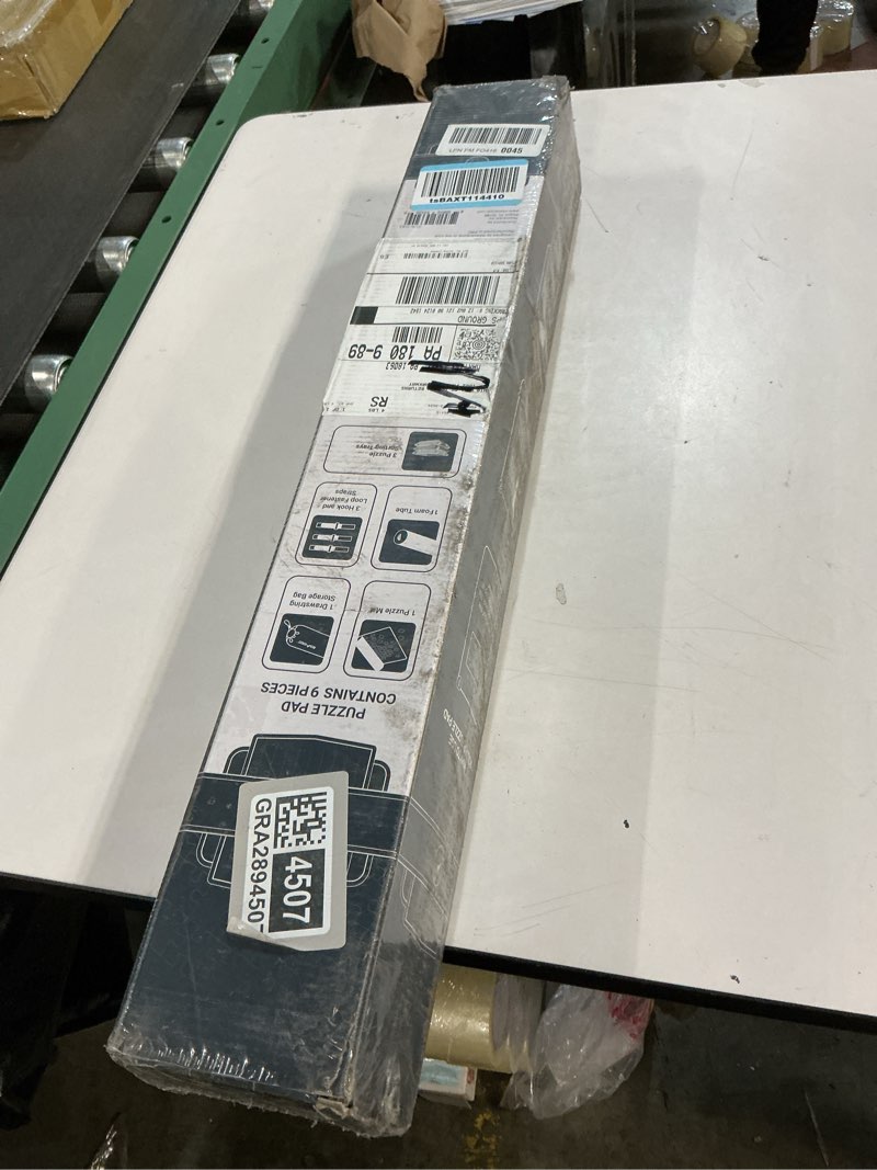 Condition photo showing New/Like New for The Original Newverest Jigsaw Puzzle Mat Roll Up, Saver Pad 46” x 26” Portable Keeper Up to 1500 Pieces with Non-Slip Rubber Bottom & Smooth Top + 3 Puzzle Sorting Trays & Travel-Friendly Storage Bag 1500pcs