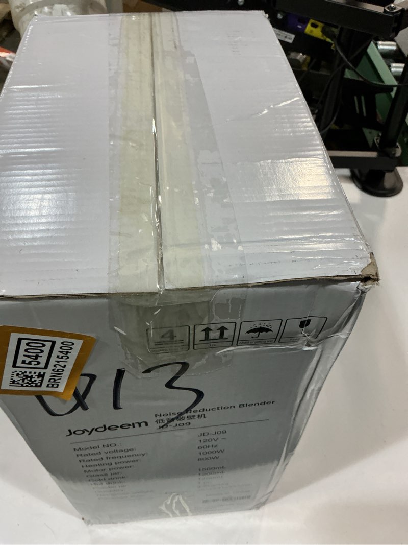 Condition photo showing Good Condition for joydeem soymilk maker machine with soundproof shield, hot and cold blender for soymilk, juice, milkshake and soup, low noise cooking blender, 1.75l capacity, jd-j09