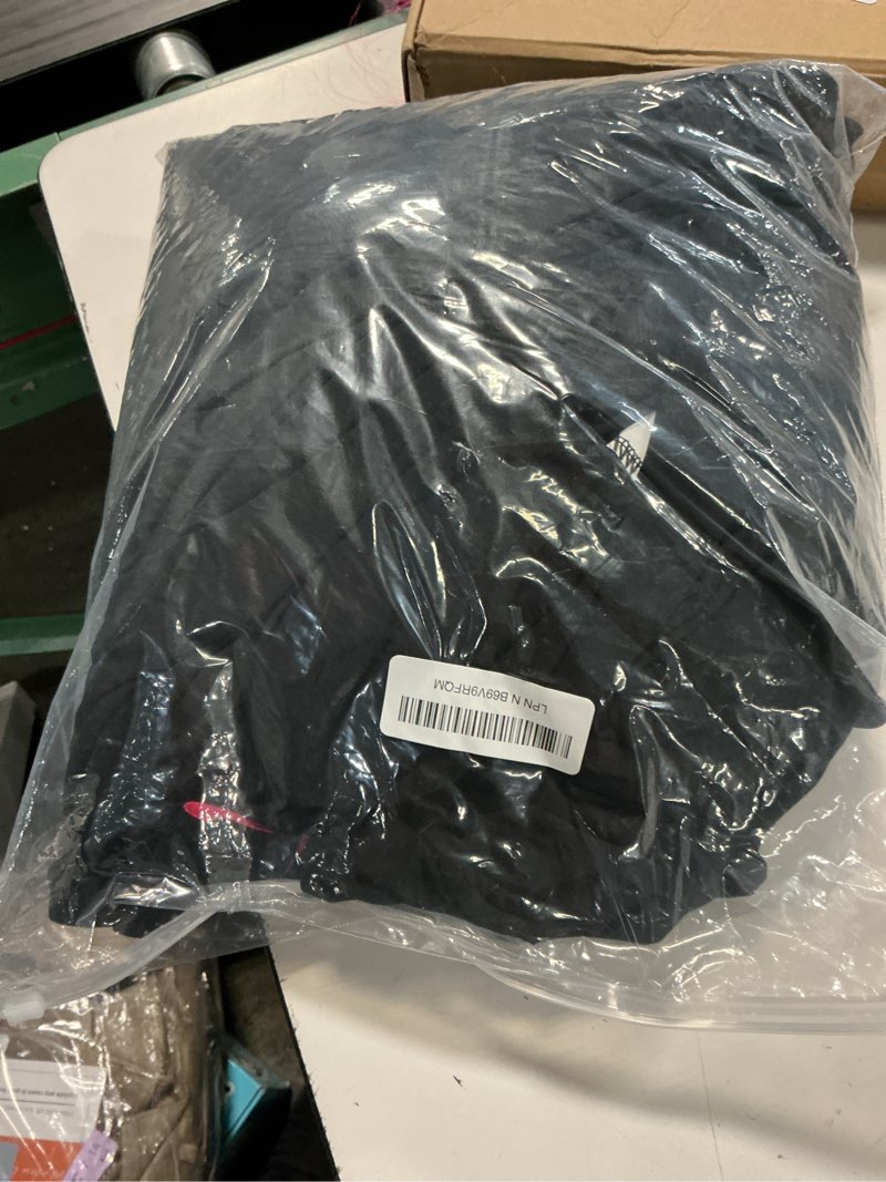 Condition photo showing Good Condition for 6-pack 6ft black spandex table covers for rectangle standard folding tables - wrinkle resistant stretch tablecloths - ultimate fitted table protector for parties, trade shows, wedding black 6-foot | 6-pack