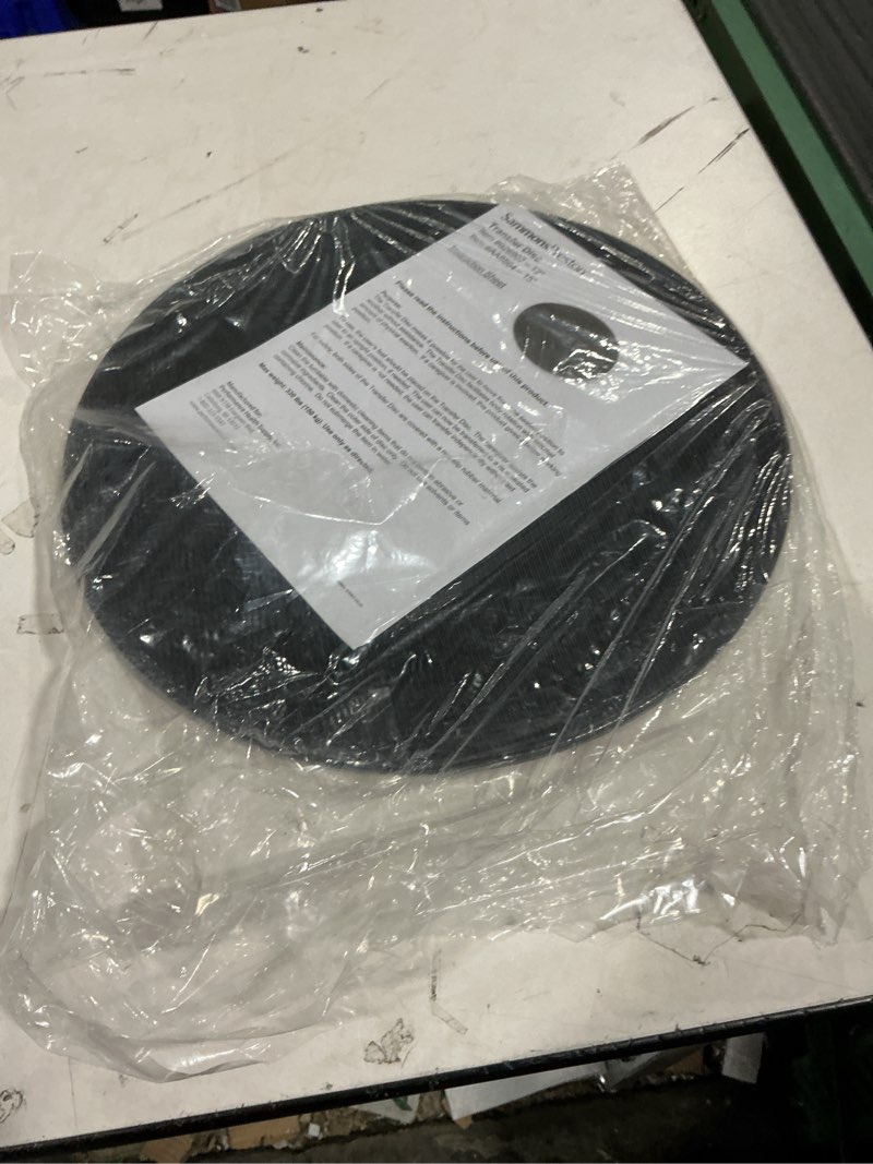 Condition photo showing New/Like New for sammons preston transfer disc, 15" pivot disc for safe transfers with 360° rotation, non-slip surface for sitting or standing, mobility aid for elderly, caregivers, and disabled, lightweight design 15 inch diameter