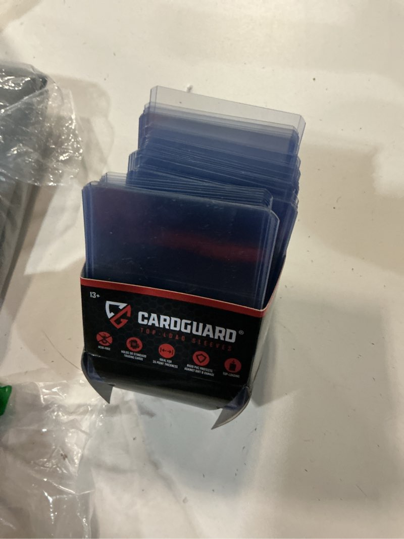 Condition photo showing Good Condition for cardguard cardguard top loader card sleeves, 50 count