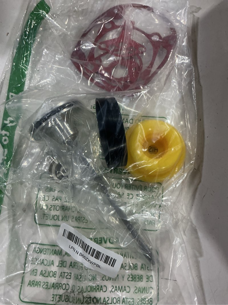 Condition photo showing As Is for tondiamo 9 pcs tools part gasket kit bumper air nail gun part nail gun driver bumper ribbon spring o-ring gasket pneumatic tool piston driver replacement accessory compatible with hitachi nr83 nr83a