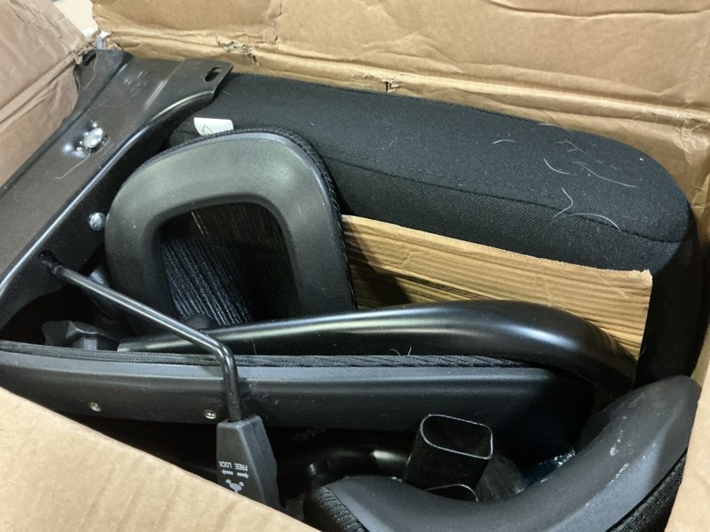 Condition photo showing As Is for TRALT Office Chair - Ergonomic Office Chair with Back Support, Computer Chair - Home Office Desk Chair, 330 lbs Wide Seat Big and Tall Office Chairs with Headrest, Comfy Desk Chairs (Black)