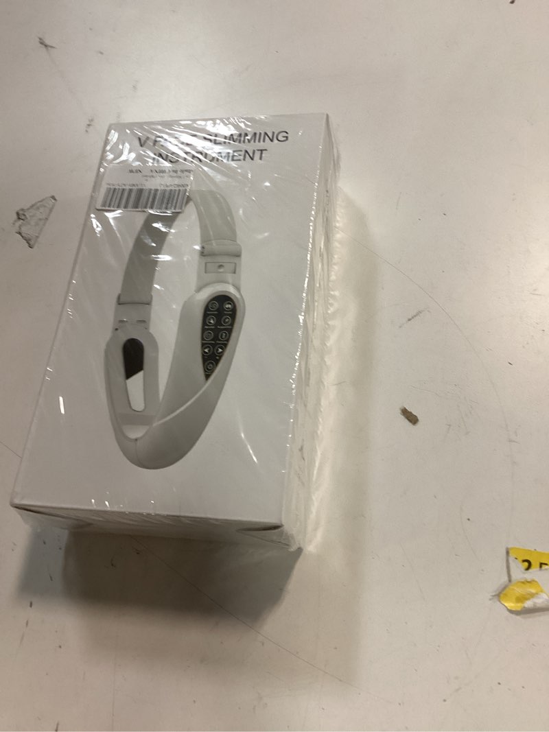 Condition photo showing New/Like New for 4 in 1 Massager for Face, Facial Sculpting Device for Double Chin, Reduces Sagging Skin, Remote Control Operation with 5 Modes, 15 Adjustable Intensities. (White)