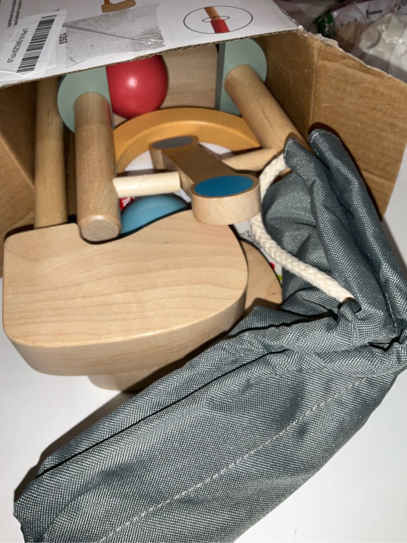 Condition photo showing As Is for umu® Wooden Mini Golf Set for Kids – 6 Obstacles, Indoor and Outdoor Golf Toy with Balls and Clubs – Creative Learning Toy for Boys and Girls Ages 3 4 5 6