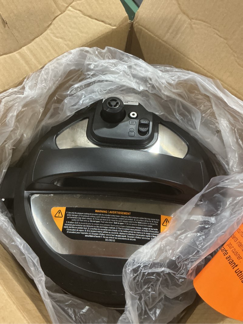 Condition photo showing Good Condition for instant pot duo 7-in-1 electric pressure cooker, slow cooker, rice, steamer, sauté, yogurt maker, warmer & sterilizer, includes app with over 800 recipes, stainless steel, 6 quart 6 quarts