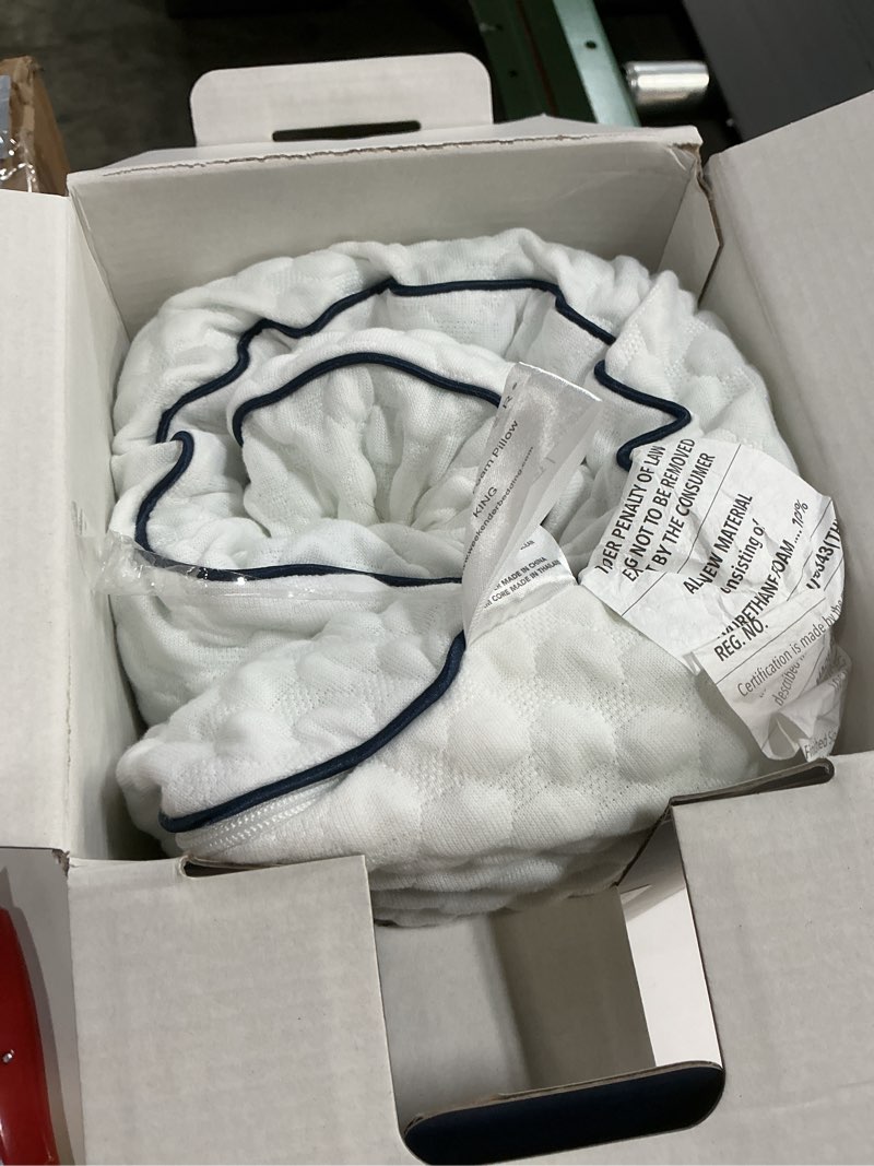 Condition photo showing As Is for WEEKENDER Gel Memory Foam Pillow - King Size - 2-Pack - Medium Plush Feel - Neck & Shoulder Support - For Back, Side, & Stomach Sleepers - Home, Hotel, & Hospital Essentials King 2 Pack