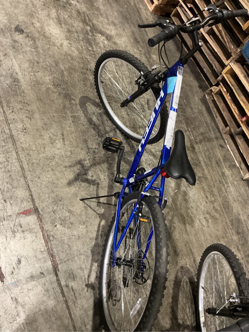 Condition photo showing As Is for huffy 26-inch rock creek men's mountain bike, blue