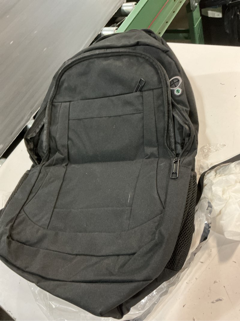 Condition photo showing As Is for matein business laptop backpack, 15.6 inch travel laptop bag rucksack, water-resistant bag daypack for work college computer men women backpack, black 15.6 inch black charcoal