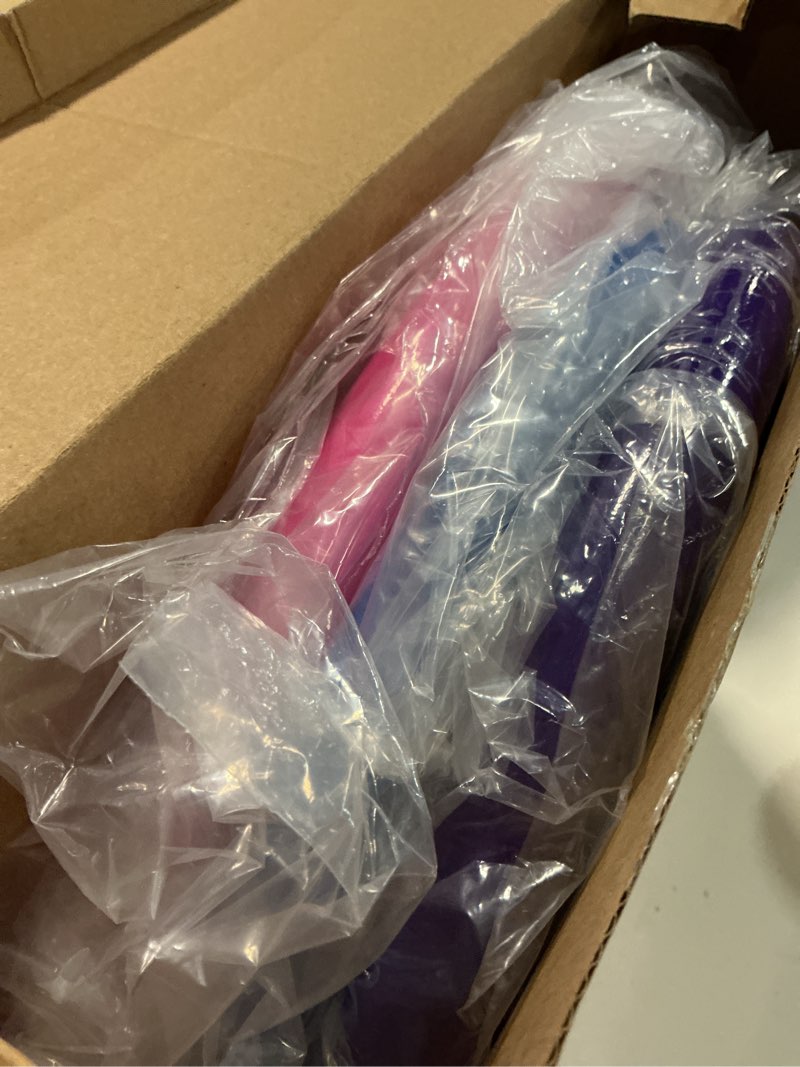 Condition photo showing Good Condition for leitee 3 pcs inflated wobble cushion exercise wiggle seat for sensory flexible seating wobble board balance disc sensory wiggle seat pad for office chair with air pump blue, purple, rose red