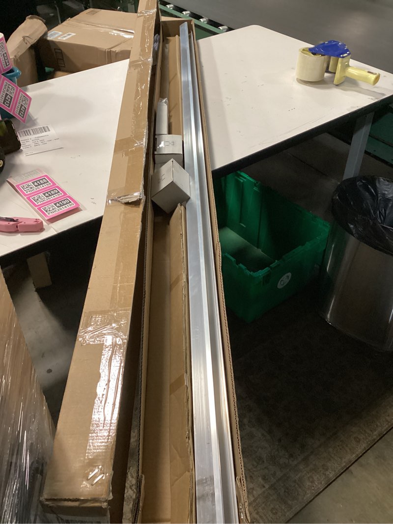 Condition photo showing Good Condition for JUBEST 6FT Commercial Grade Pocket Door Hardware and Track Set, Sliding Door Hardware 68.7'', Durable and Smoothly, Easy to Install 6 Feet