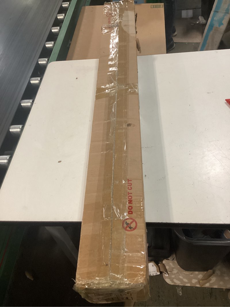 Condition photo showing New/Like New for 8ft folding balance beam -gymnastics floor beam -gymnastics equipment for kids,wood core- anti-slip bottom and carrying bag for home gradient rainbow