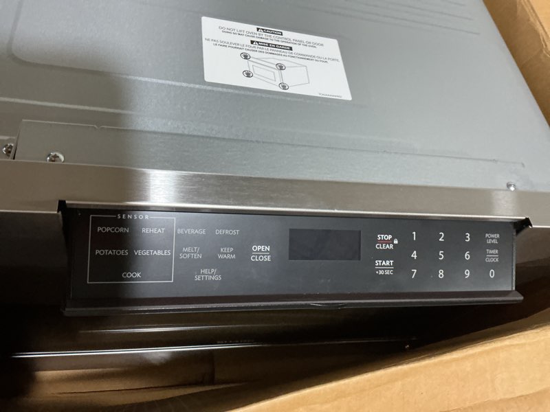Condition photo showing Good Condition for sharp smd2470asy microwave drawer oven, 24-inch, 1.2 cubic feet, 950 watt, concealed control panel with digital lcd display, stainless steel