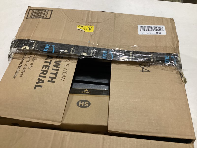 Condition photo showing New/Like New for Universal TV Legs, Table Top TV Stand Base with Height Adjustable for Most 37 to 86 Inch TVs, Wobble-Free Replacement with Cable Management, Holds up to 150lbs, Max VESA 800x600mm, Black (Black)