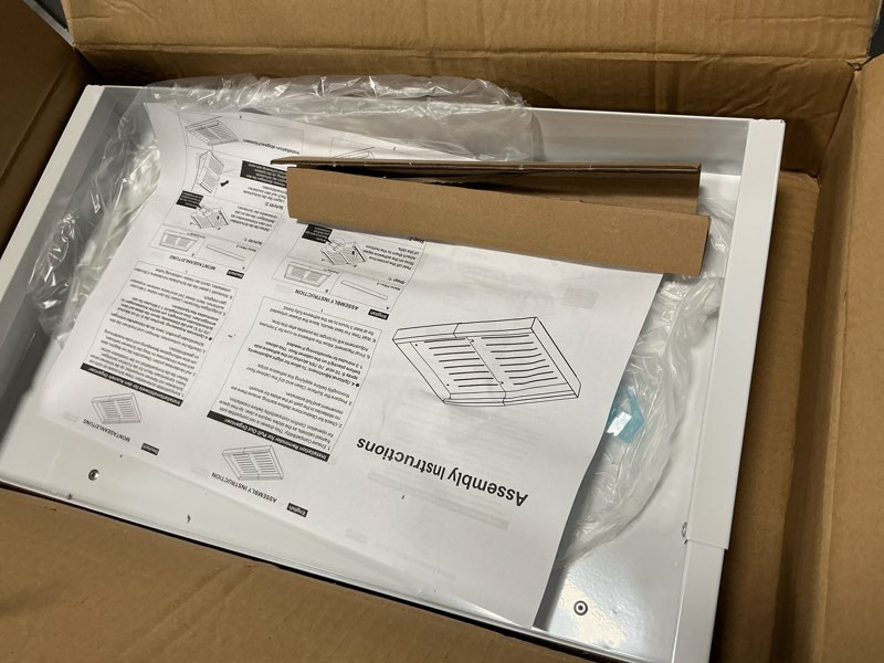 Condition photo showing Good Condition for Kitstorack Pull out Cabinet Organizer, Expandable(12\"-20\") Heavy Duty Slide out Drawers Fixed with Adhesive Nano Film for Pots, Roll out Shelf Storage for Kitchen Base Cabinet Organization(White) White 21\"D×12\"-20\"W(1 Pack)