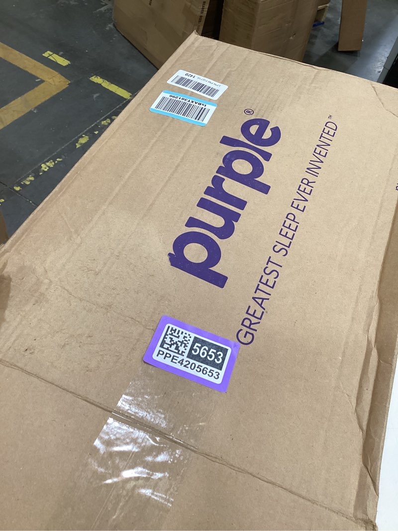 Condition photo showing Good Condition for purple gridcloud pillow – down-alternative pillow, gelflex® grid for soft support & pressure relief for side sleepers– always-fluffy silicone-coated fill– breathable moisture-wicking cover - standard