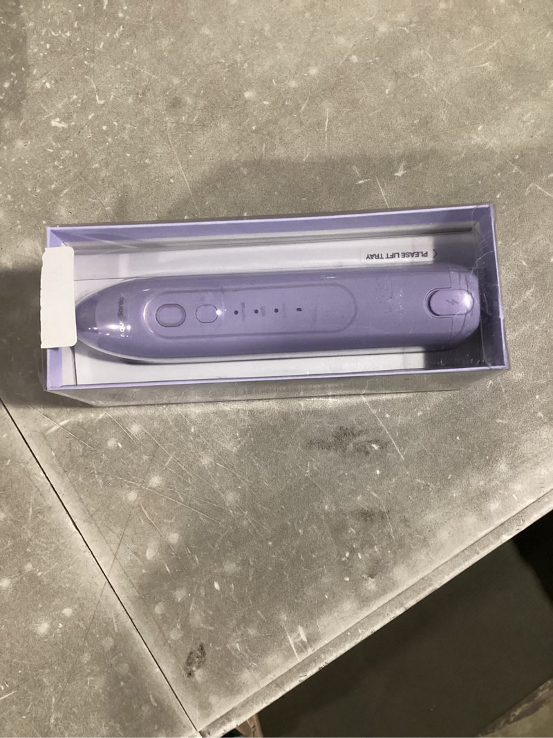 Condition photo showing New/Like New for AquaSonic Icon Water Flosser for Teeth – Cordless Rechargeable Oral Irrigator – Waterproof, Portable Dental Cleaning with Jet Tip – Braces Home Travel - Lilac