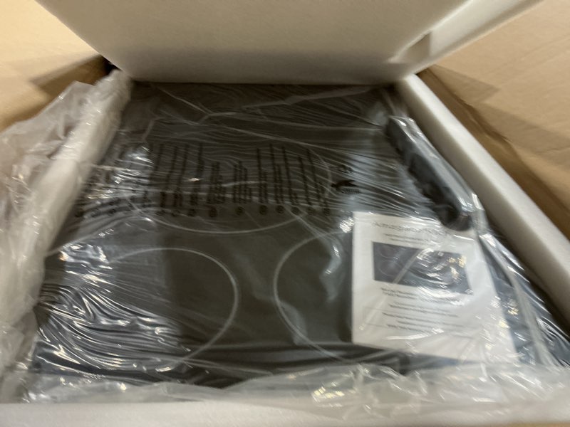 Condition photo showing New/Like New for 30 inch built-in electric cooktop with expandable triple ring burners, 5 burner 9000w ceramic stove top - easy knob controls & residual heat indicator (220-240v hardwired) 30 inch 5 burners