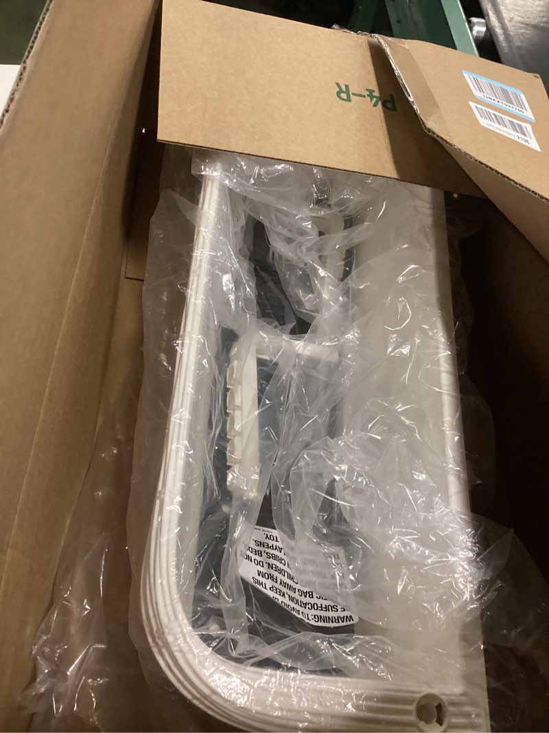 Condition photo showing New/Like New for Apollo Exports International AP-30312 24" Adjustable Railing Planter, Ratan Look, White