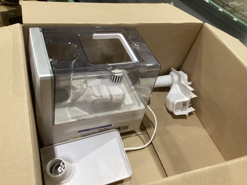 Condition photo showing As Is for levoit lv600s smart warm and cool mist humidifiers for home bedroom large room, (6l) 753ft² coverage, quickly & evenly humidify whole house, easy top fill, app & voice control - quiet sleep mode white smart humidifier, not tested